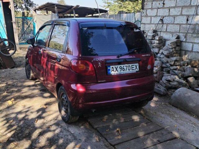Червоний Деу Матіз, об'ємом двигуна 0.8 л та пробігом 150 тис. км за 3000 $, фото 1 на Automoto.ua