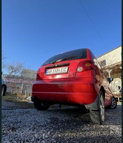 Красный Дэу Матиз, объемом двигателя 0.8 л и пробегом 120 тыс. км за 1550 $, фото 1 на Automoto.ua