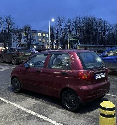Красный Дэу Матиз, объемом двигателя 0.8 л и пробегом 71 тыс. км за 3200 $, фото 1 на Automoto.ua