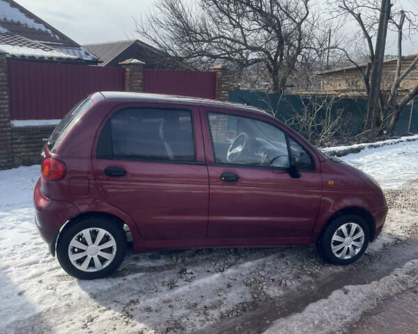 Червоний Деу Матіз, об'ємом двигуна 0.8 л та пробігом 98 тис. км за 2900 $, фото 1 на Automoto.ua