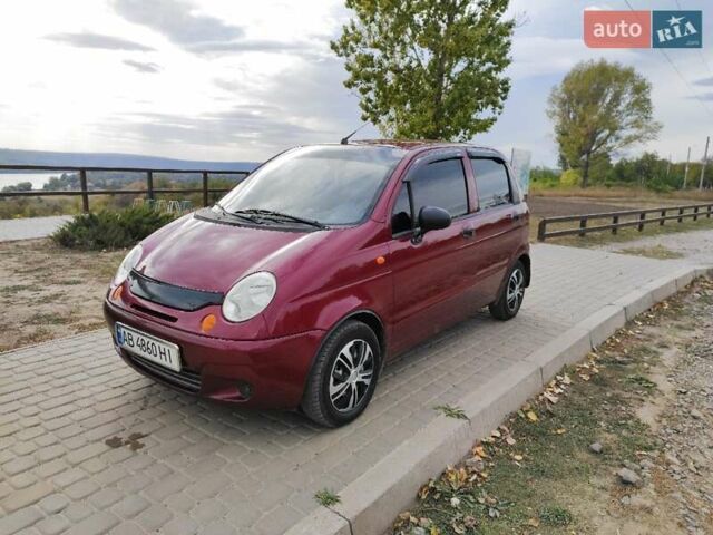 Красный Дэу Матиз, объемом двигателя 0.8 л и пробегом 124 тыс. км за 2550 $, фото 1 на Automoto.ua