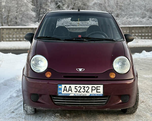Красный Дэу Матиз, объемом двигателя 0.8 л и пробегом 128 тыс. км за 3200 $, фото 1 на Automoto.ua