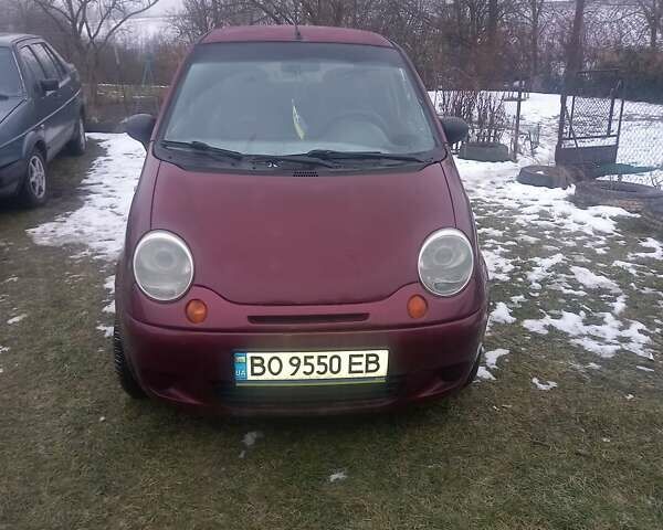 Червоний Деу Матіз, об'ємом двигуна 0.8 л та пробігом 131 тис. км за 2350 $, фото 1 на Automoto.ua