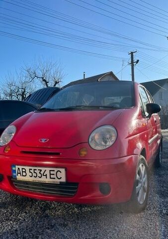 Красный Дэу Матиз, объемом двигателя 0.8 л и пробегом 115 тыс. км за 2000 $, фото 1 на Automoto.ua