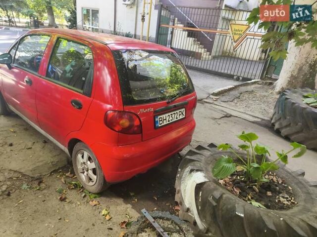 Красный Дэу Матиз, объемом двигателя 0.8 л и пробегом 107 тыс. км за 2000 $, фото 1 на Automoto.ua