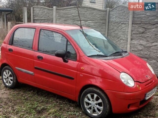 Червоний Деу Матіз, об'ємом двигуна 0.8 л та пробігом 120 тис. км за 1450 $, фото 1 на Automoto.ua