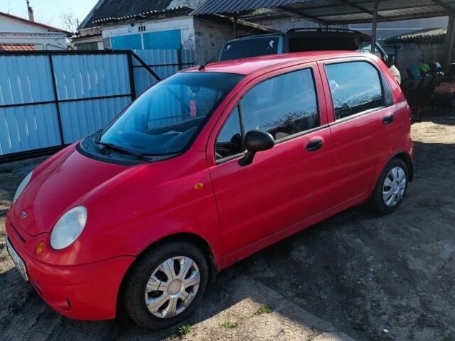 Червоний Деу Матіз, об'ємом двигуна 0.8 л та пробігом 156 тис. км за 2700 $, фото 1 на Automoto.ua