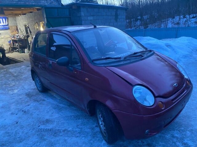 Червоний Деу Матіз, об'ємом двигуна 0.8 л та пробігом 69 тис. км за 1000 $, фото 1 на Automoto.ua