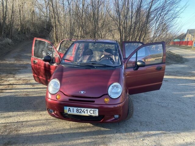 Красный Дэу Матиз, объемом двигателя 0.8 л и пробегом 70 тыс. км за 1500 $, фото 1 на Automoto.ua