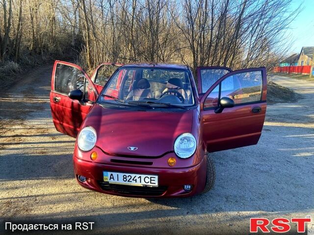 Красный Дэу Матиз, объемом двигателя 0.8 л и пробегом 70 тыс. км за 1500 $, фото 1 на Automoto.ua