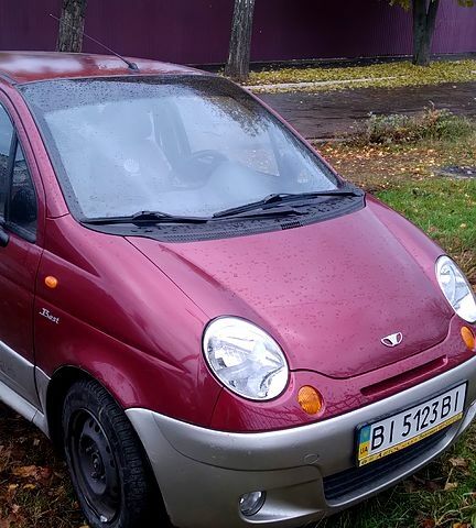 Червоний Деу Матіз, об'ємом двигуна 1 л та пробігом 34 тис. км за 3200 $, фото 1 на Automoto.ua