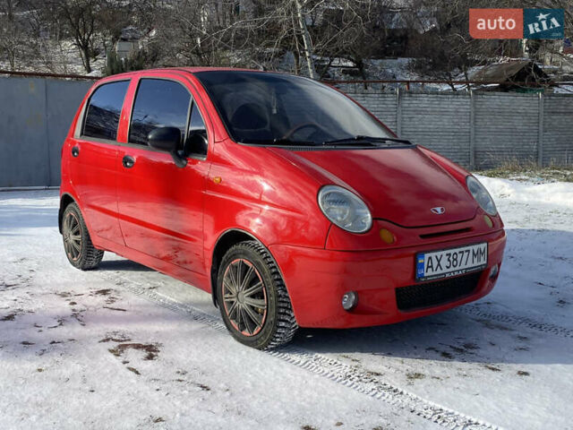 Красный Дэу Матиз, объемом двигателя 0.8 л и пробегом 84 тыс. км за 3500 $, фото 1 на Automoto.ua