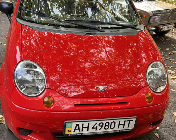 Червоний Деу Матіз, об'ємом двигуна 0.8 л та пробігом 49 тис. км за 3000 $, фото 1 на Automoto.ua