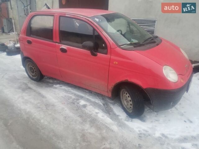 Червоний Деу Матіз, об'ємом двигуна 0.8 л та пробігом 100 тис. км за 1400 $, фото 1 на Automoto.ua