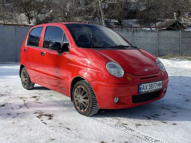 Красный Дэу Матиз, объемом двигателя 0.8 л и пробегом 84 тыс. км за 3500 $, фото 1 на Automoto.ua