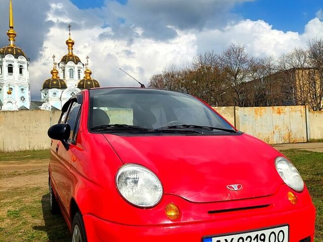Красный Дэу Матиз, объемом двигателя 0.8 л и пробегом 115 тыс. км за 2800 $, фото 1 на Automoto.ua