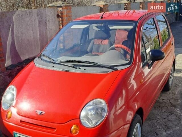 Червоний Деу Матіз, об'ємом двигуна 0.8 л та пробігом 105 тис. км за 2800 $, фото 1 на Automoto.ua
