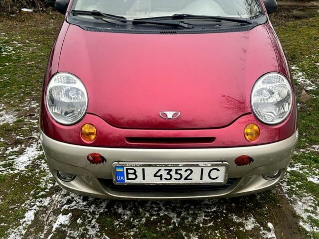 Червоний Деу Матіз, об'ємом двигуна 1 л та пробігом 80 тис. км за 3200 $, фото 1 на Automoto.ua