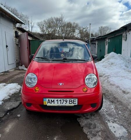 Красный Дэу Матиз, объемом двигателя 0.8 л и пробегом 77 тыс. км за 2300 $, фото 1 на Automoto.ua