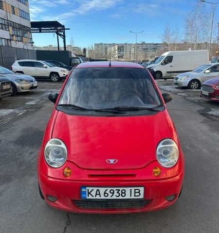 Красный Дэу Матиз, объемом двигателя 0.8 л и пробегом 127 тыс. км за 1750 $, фото 1 на Automoto.ua