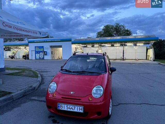 Красный Дэу Матиз, объемом двигателя 0.8 л и пробегом 90 тыс. км за 2500 $, фото 1 на Automoto.ua