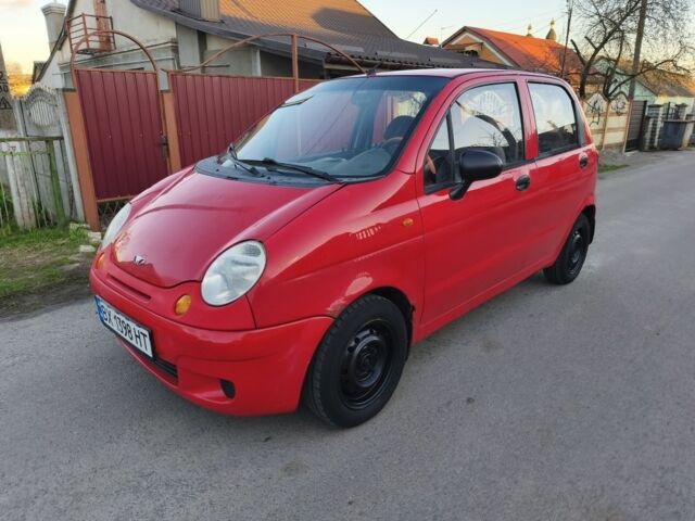 Красный Дэу Матиз, объемом двигателя 0.8 л и пробегом 160 тыс. км за 1850 $, фото 1 на Automoto.ua