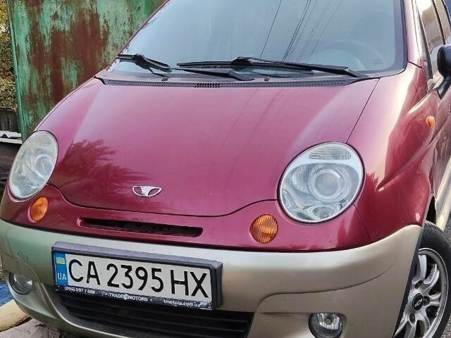 Червоний Деу Матіз, об'ємом двигуна 1 л та пробігом 162 тис. км за 2199 $, фото 1 на Automoto.ua
