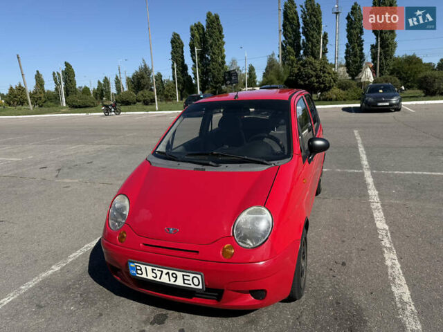 Червоний Деу Матіз, об'ємом двигуна 0.8 л та пробігом 88 тис. км за 2100 $, фото 1 на Automoto.ua