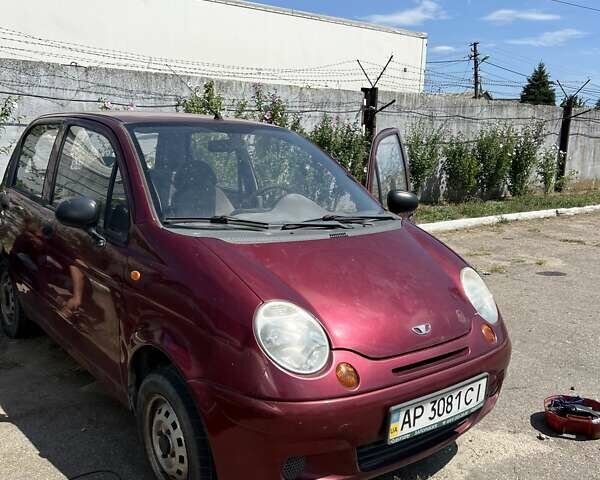 Красный Дэу Матиз, объемом двигателя 0.8 л и пробегом 160 тыс. км за 1580 $, фото 1 на Automoto.ua