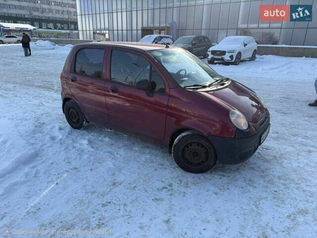 Червоний Деу Матіз, об'ємом двигуна 0.8 л та пробігом 122 тис. км за 2600 $, фото 1 на Automoto.ua