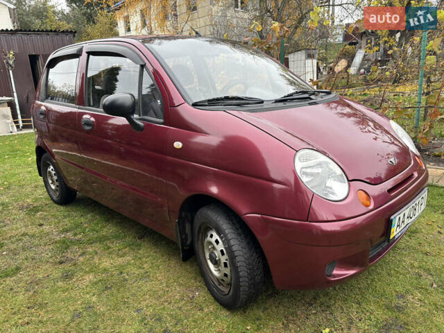 Красный Дэу Матиз, объемом двигателя 0.8 л и пробегом 91 тыс. км за 1900 $, фото 1 на Automoto.ua