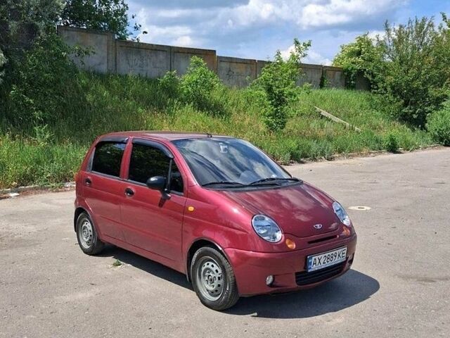 Красный Дэу Матиз, объемом двигателя 0.8 л и пробегом 47 тыс. км за 3200 $, фото 1 на Automoto.ua
