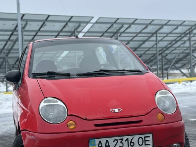 Красный Дэу Матиз, объемом двигателя 0.8 л и пробегом 160 тыс. км за 2100 $, фото 1 на Automoto.ua