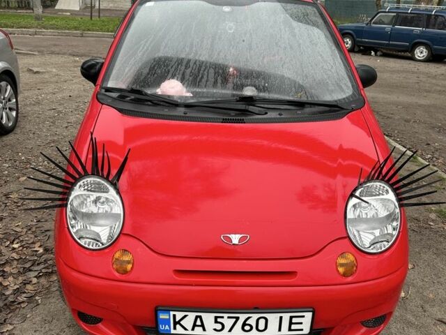 Красный Дэу Матиз, объемом двигателя 0.8 л и пробегом 46 тыс. км за 3309 $, фото 1 на Automoto.ua