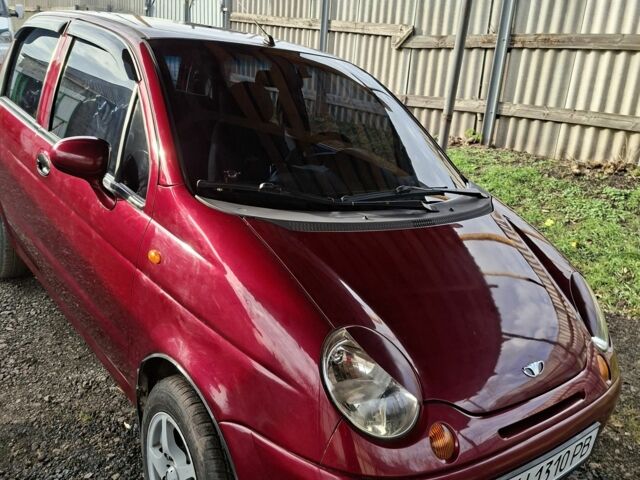 Червоний Деу Матіз, об'ємом двигуна 0.8 л та пробігом 111 тис. км за 3472 $, фото 1 на Automoto.ua