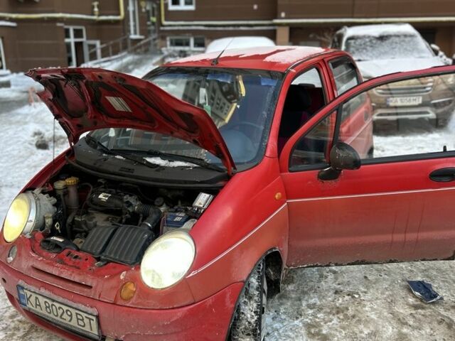 Красный Дэу Матиз, объемом двигателя 0.8 л и пробегом 170 тыс. км за 1281 $, фото 1 на Automoto.ua