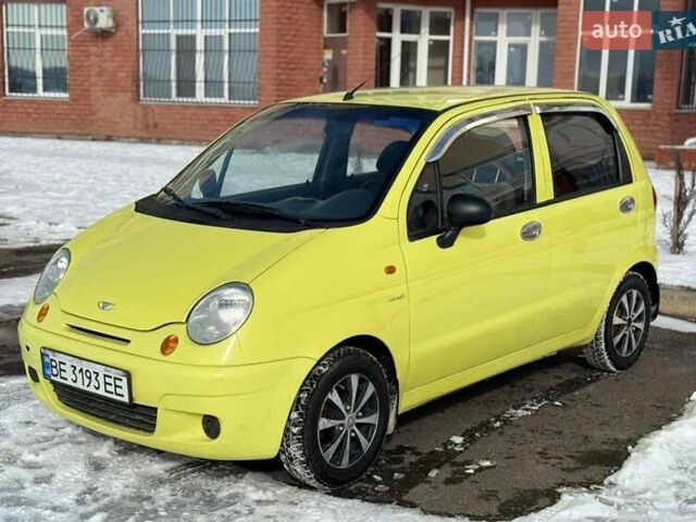 Желтый Дэу Матиз, объемом двигателя 0.8 л и пробегом 63 тыс. км за 3399 $, фото 1 на Automoto.ua