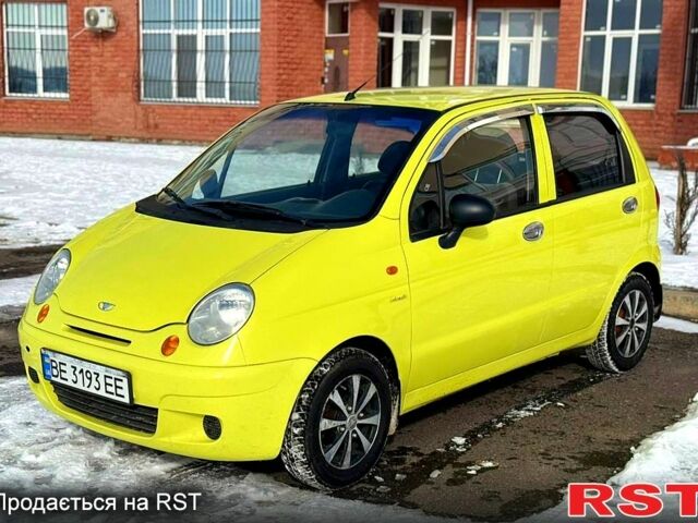 Жовтий Деу Матіз, об'ємом двигуна 0.8 л та пробігом 630 тис. км за 3399 $, фото 1 на Automoto.ua