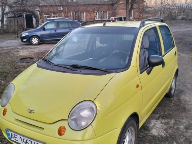 Жовтий Деу Матіз, об'ємом двигуна 0.8 л та пробігом 200 тис. км за 1600 $, фото 1 на Automoto.ua