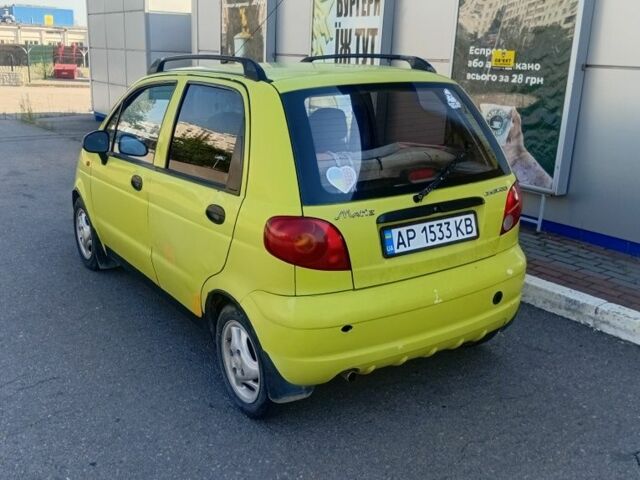 Желтый Дэу Матиз, объемом двигателя 0 л и пробегом 130 тыс. км за 1600 $, фото 1 на Automoto.ua