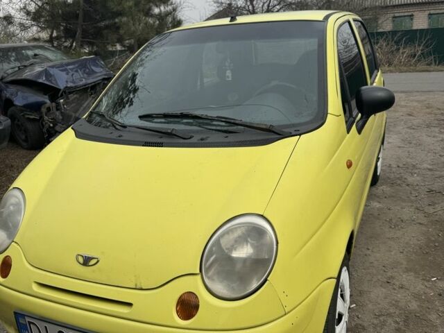 Жовтий Деу Матіз, об'ємом двигуна 0.8 л та пробігом 150 тис. км за 1750 $, фото 1 на Automoto.ua