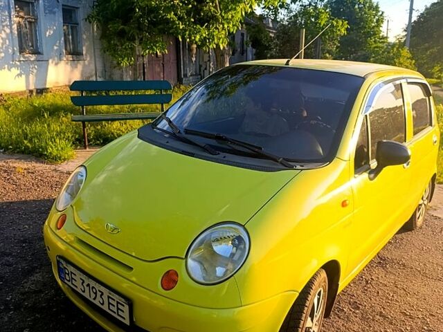 Жовтий Деу Матіз, об'ємом двигуна 0.8 л та пробігом 64 тис. км за 3500 $, фото 1 на Automoto.ua