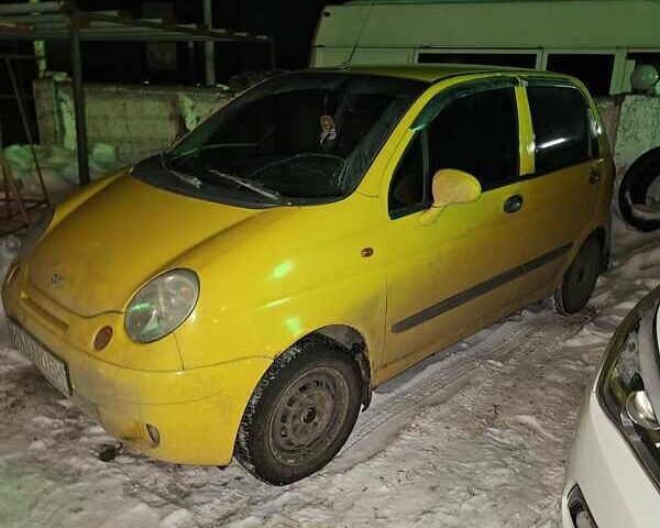 Жовтий Деу Матіз, об'ємом двигуна 0.8 л та пробігом 155 тис. км за 1500 $, фото 1 на Automoto.ua