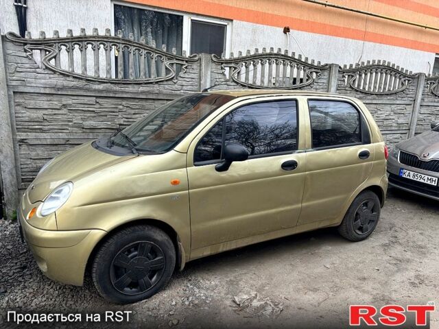 Желтый Дэу Матиз, объемом двигателя 0.8 л и пробегом 185 тыс. км за 1700 $, фото 1 на Automoto.ua