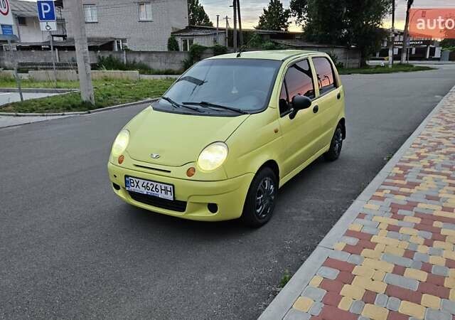 Жовтий Деу Матіз, об'ємом двигуна 0.8 л та пробігом 135 тис. км за 2750 $, фото 1 на Automoto.ua