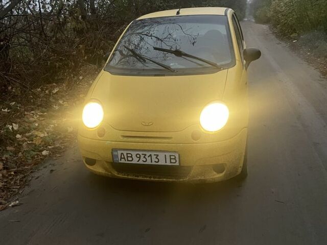 Жовтий Деу Матіз, об'ємом двигуна 0.8 л та пробігом 198 тис. км за 600 $, фото 1 на Automoto.ua