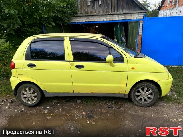 Жовтий Деу Матіз, об'ємом двигуна 1 л та пробігом 158 тис. км за 1500 $, фото 1 на Automoto.ua