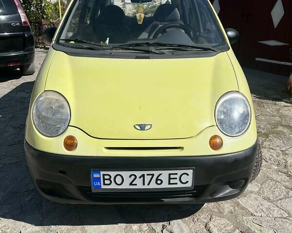 Жовтий Деу Матіз, об'ємом двигуна 0.8 л та пробігом 156 тис. км за 1700 $, фото 1 на Automoto.ua