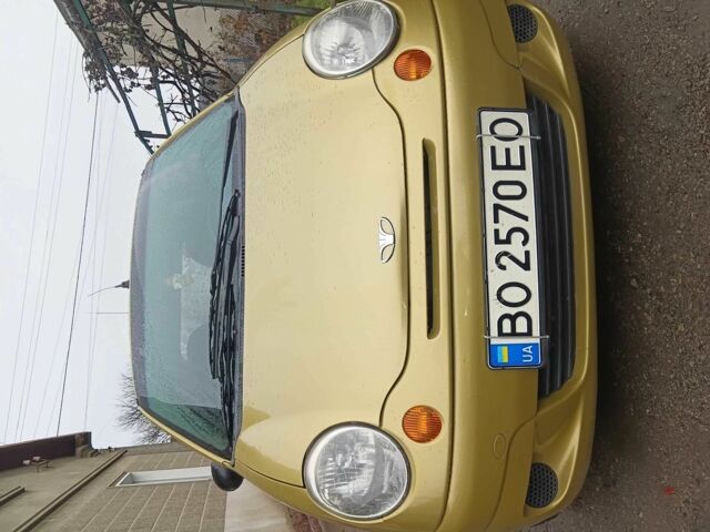 Жовтий Деу Матіз, об'ємом двигуна 0.8 л та пробігом 125 тис. км за 2800 $, фото 1 на Automoto.ua