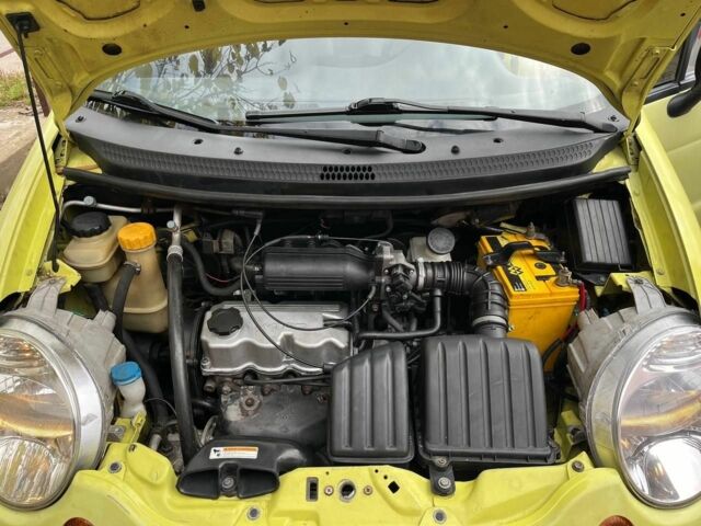 Жовтий Деу Матіз, об'ємом двигуна 0.8 л та пробігом 1 тис. км за 1500 $, фото 1 на Automoto.ua